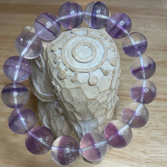 Fluorite Purple Banding 13mm - Picture 3 of 5